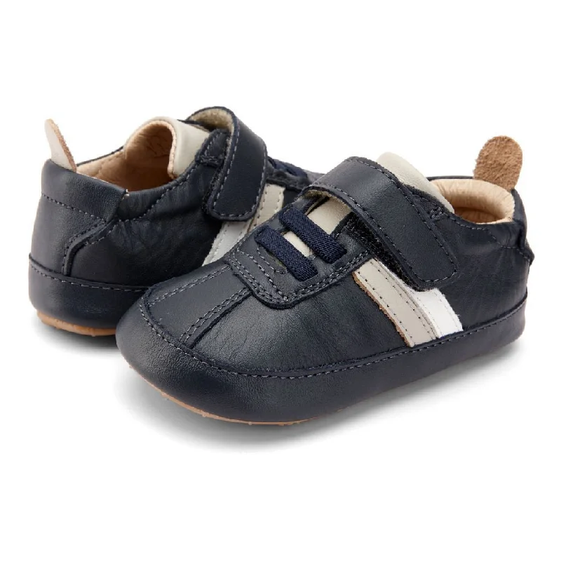 Exclusive Customization Navy Rework Velcro Sneakers