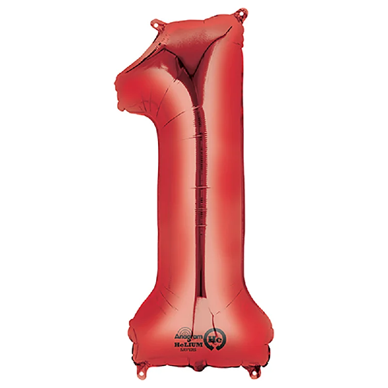 Chic Lounge 34 inch NUMBER 1 - ANAGRAM - RED