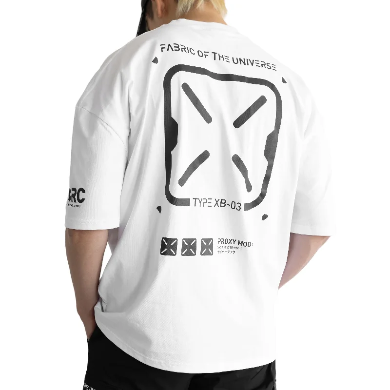Everyday Style XB-03 White Oversized Short Sleeve T