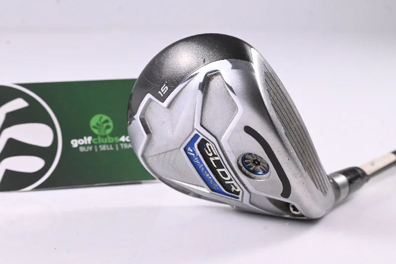 Minimalism Taylormade SLDR #3 Wood / 15 Degree / X-Flex Fujikura Speeder Motore 83 Shaft Minimalism Taylormade SLDR #3 Wood / 15 Degree / X-Flex Fujikura Speeder Motore 83 Shaft