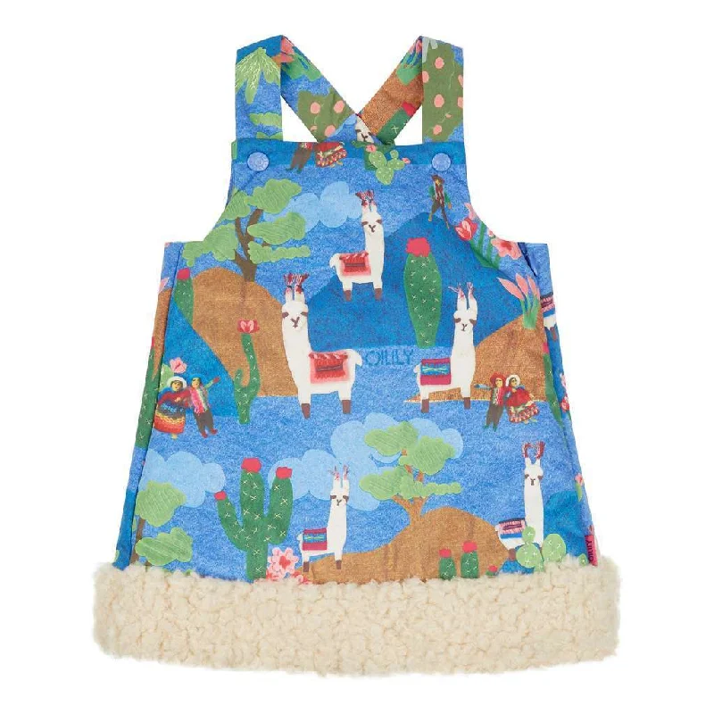 Casual Style Lama Landscape Dalai Pinafore