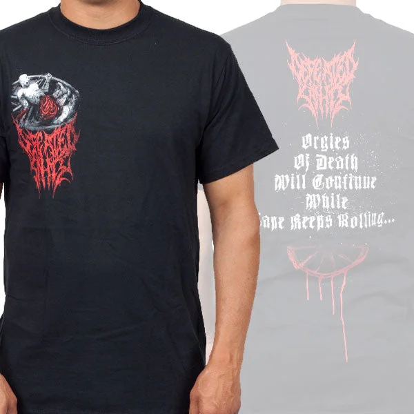 Short Design Defeated Sanity "Orgies of Death" T-Shirt