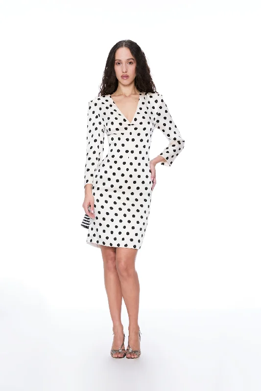 High-end Customization CHRISTIAN LACROIX POLKA DOT DRESS