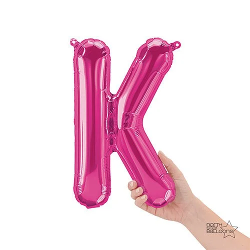 Trendy Comfort 16 inch LETTER K - NORTHSTAR - MAGENTA (AIR-FILL ONLY)