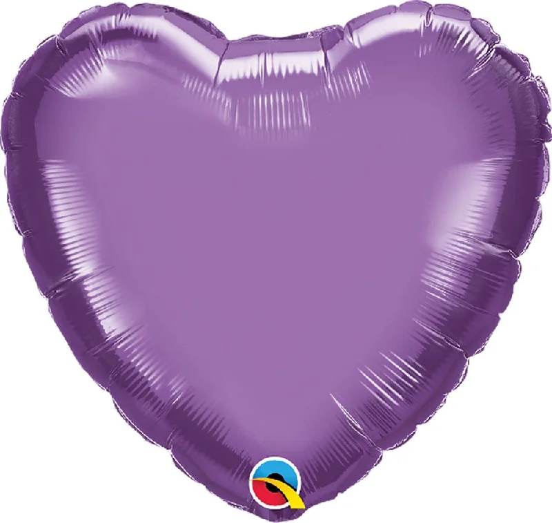 Integrated Design 18 inch HEART - CHROME PURPLE