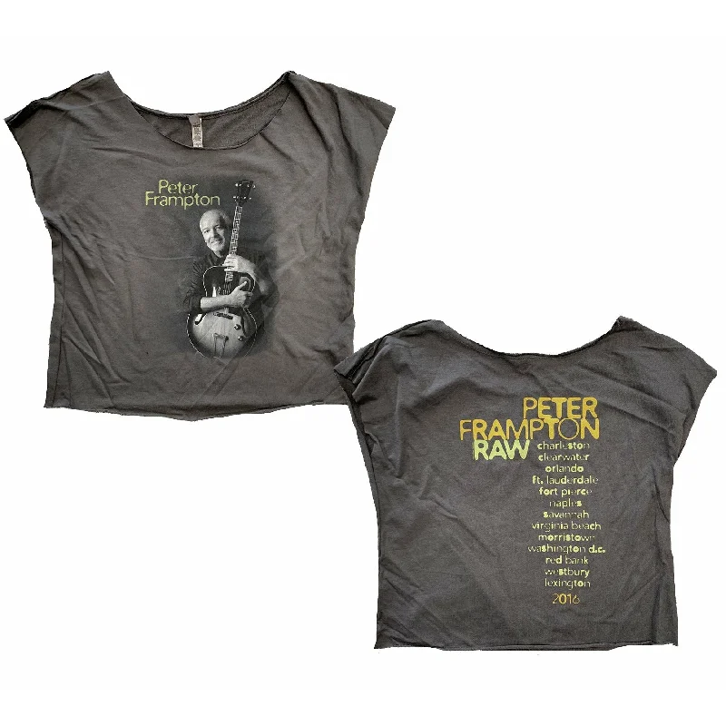 Minimal Classic Peter Frampton - Ladies 2016 Raw Photo Dolman T-Shirt