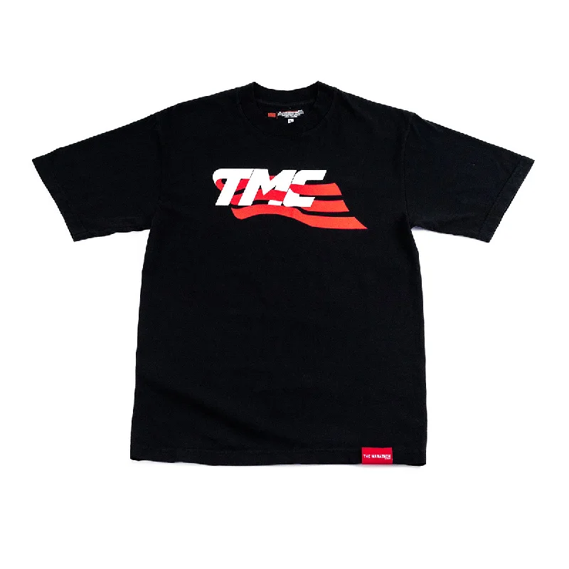 High-quality Design TMC Flag Motion T-shirt - Black