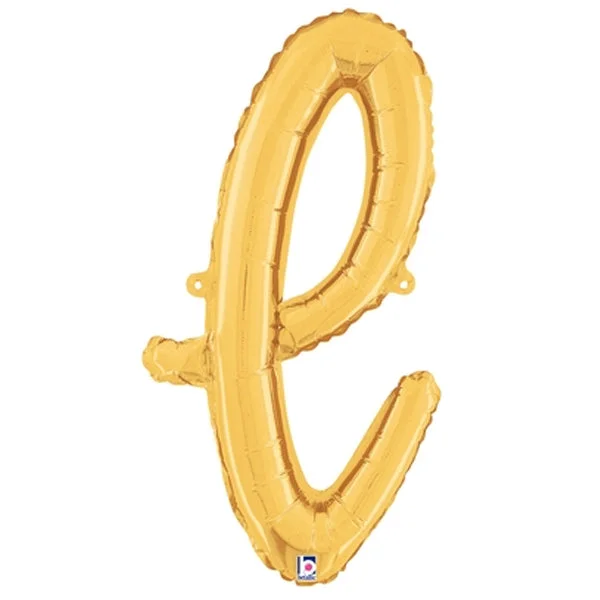 Layered Style 24 inch SCRIPT LETTER L GOLD (AIR-FILL ONLY)