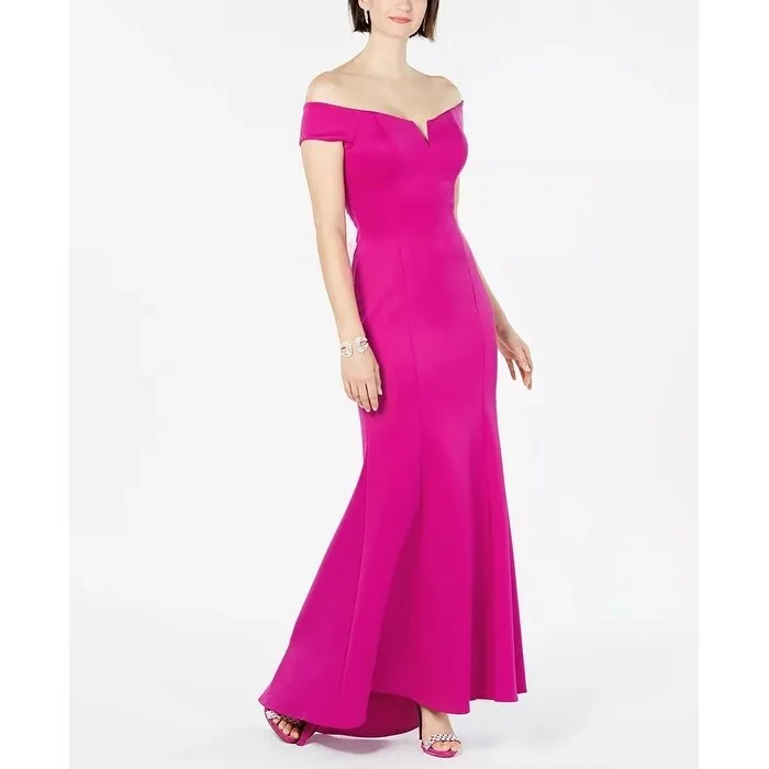 Comfy Pants Vince Camuto Women's Off The Shoulder Gown Pink Size 4
