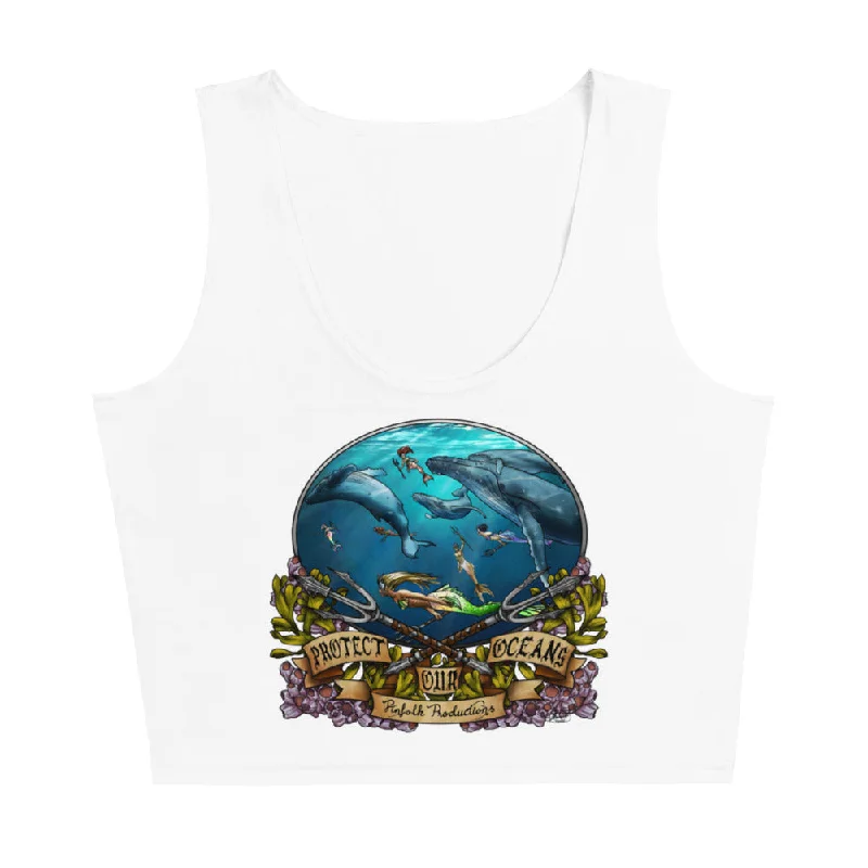 Elegant Comfort Pod Protectors Crop Tank