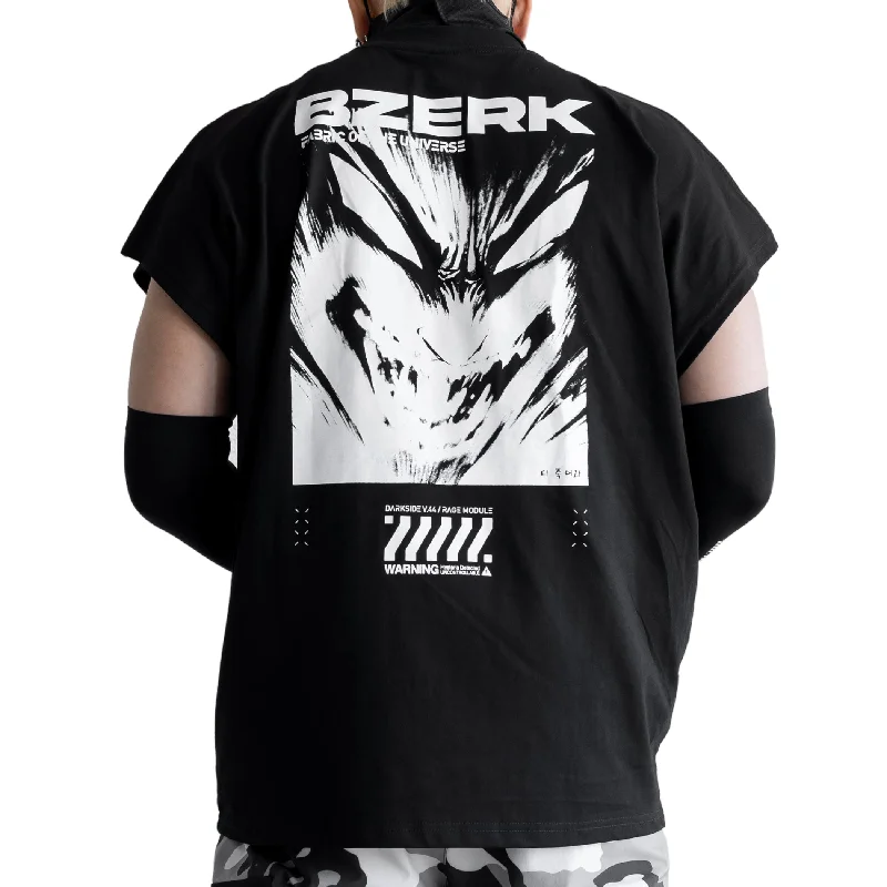 Summer Comfort Bzerk Black Oversized Sleeveless T