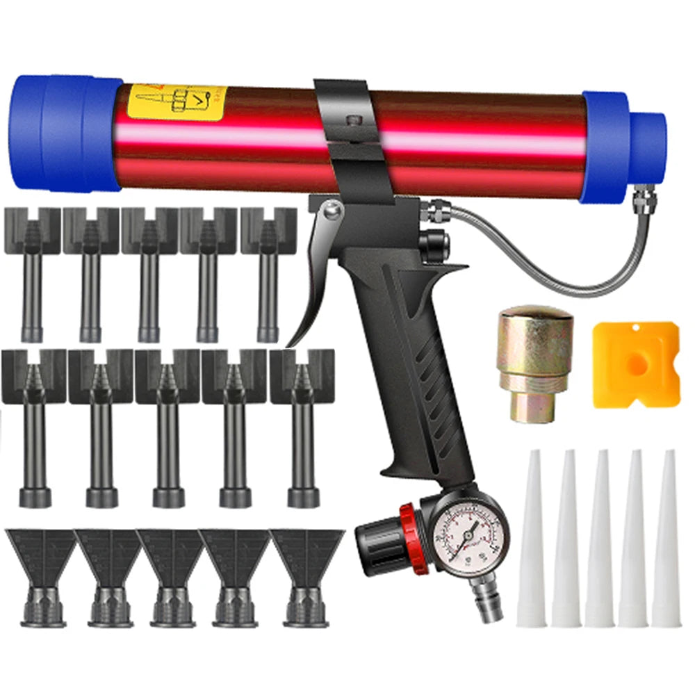 Exquisite Details Adjustable Pneumatic Glass Glue Gun Air Rubber Gun Tool 310ml Hard Glue Sealant Applicator Caulking Gun Tool For Automobile Door Exquisite Details Adjustable Pneumatic Glass Glue Gun Air Rubber Gun Tool 310ml Hard Glue Sealant Applicator Caulking Gun Tool For Automobile Door
