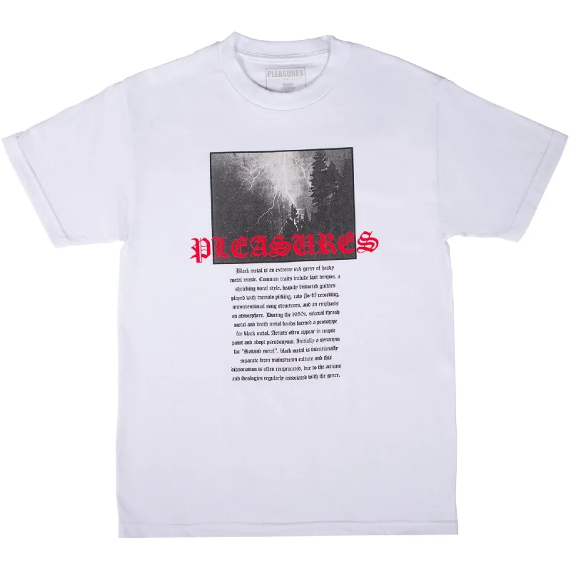 Hooded design Black Metal SS Tee