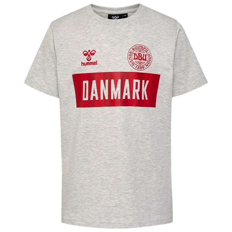 Simple Design Hummel DBU VM 2022 Grey Melange Hooray T-shirt