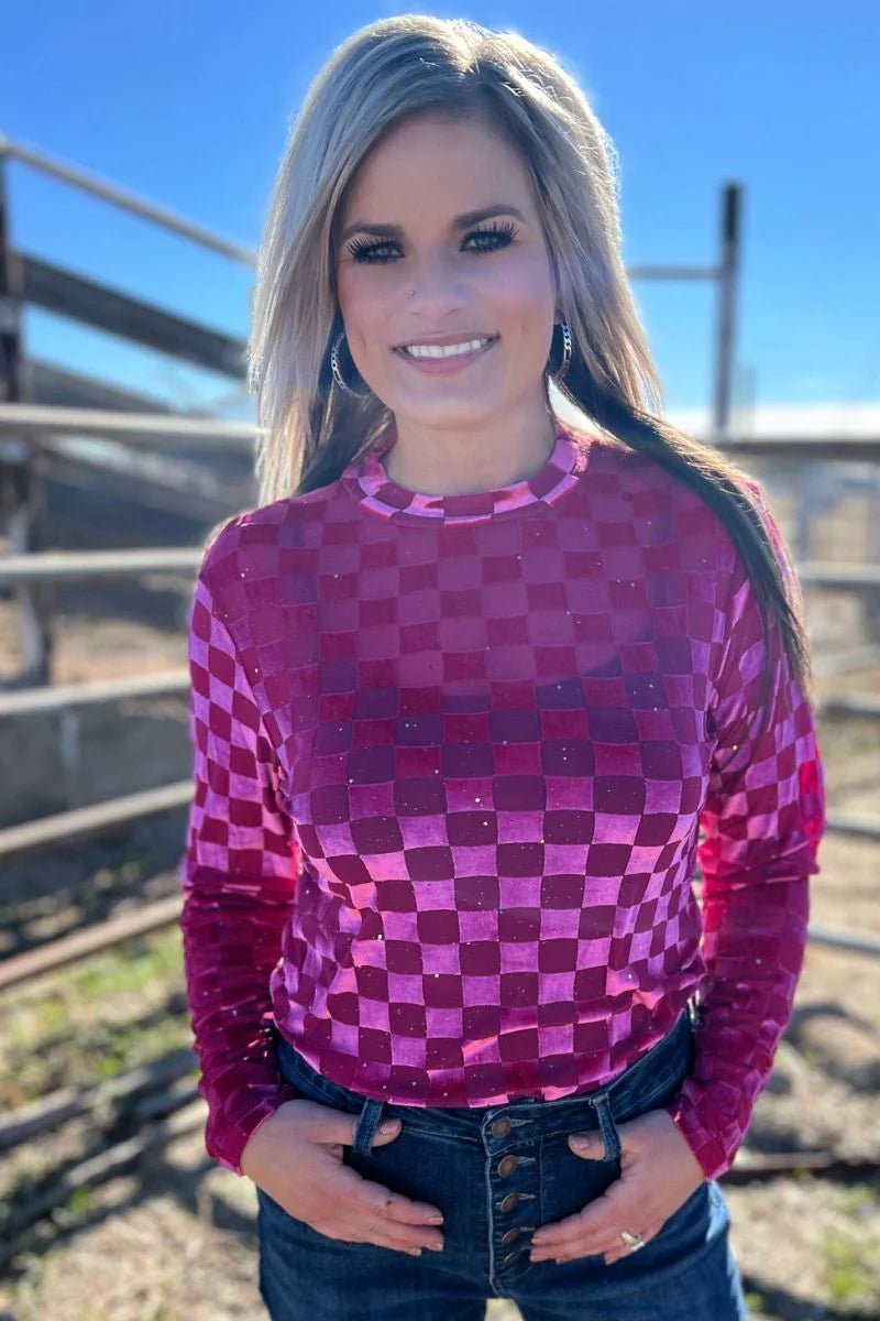 Sterling Kreek You Da Bomb Pink Top