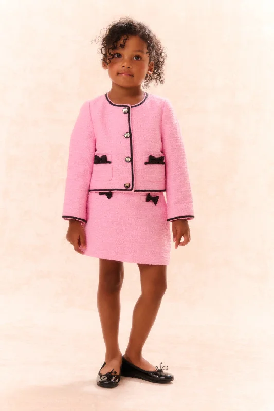 Elegant And Noble Girls Mahoney Tweed Jacket