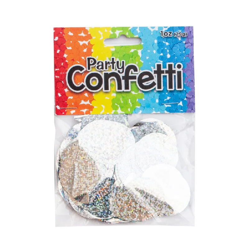 Cute Style HOLOGRAPHIC CONFETTI - SILVER