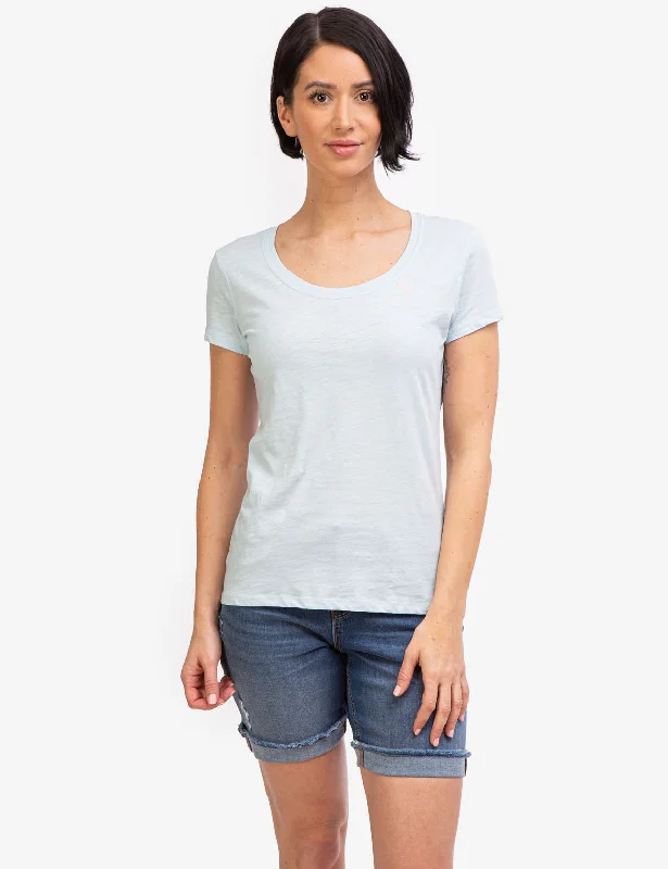 High Street Fashion SCOOP NECK T-SHIRT