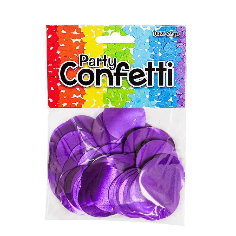 French Style CHROME CONFETTI - PURPLE