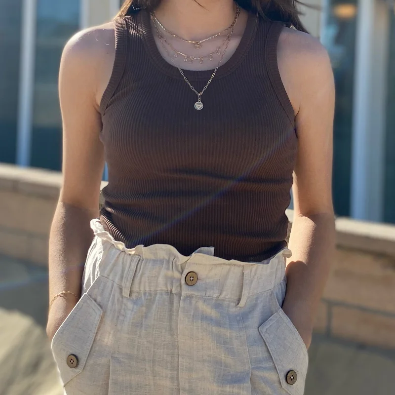 Street Cool Shell Beach Top Chocolate