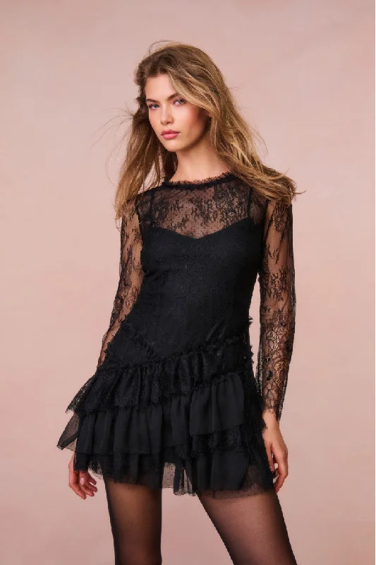 Exquisite Craftsmanship Amberleigh Lace Mini Dress