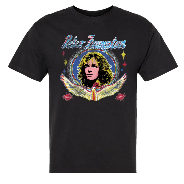 Soft Textures Peter Frampton "Vintage Glitter" Photo Tee