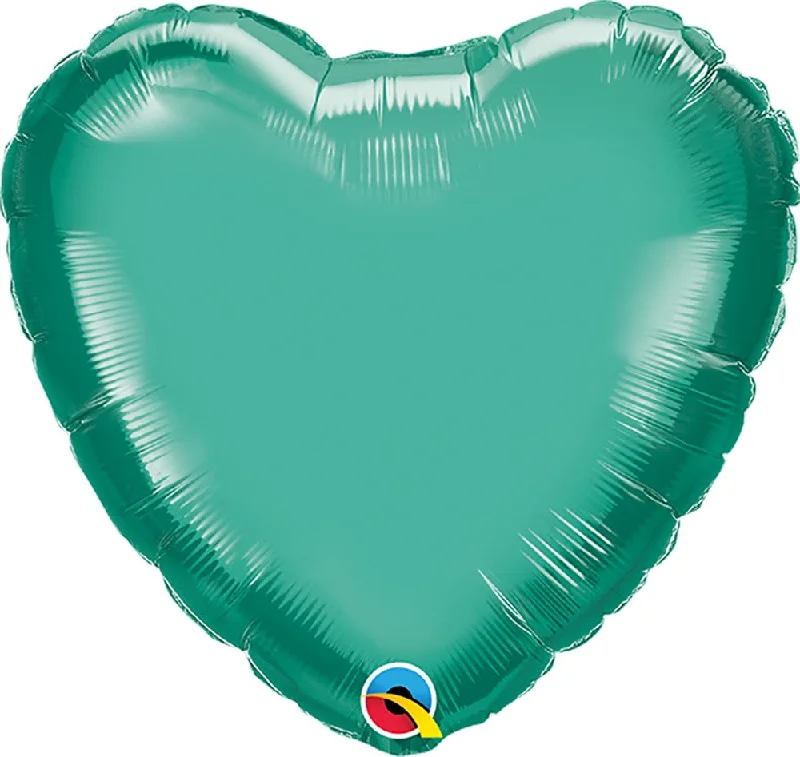 Basic Version 18 inch HEART - CHROME GREEN