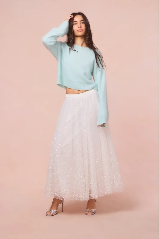 Tropical Style Wilona Glitter Tulle Maxi Skirt