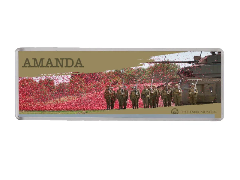 Celebrity Style Poppy Personalised Magnet