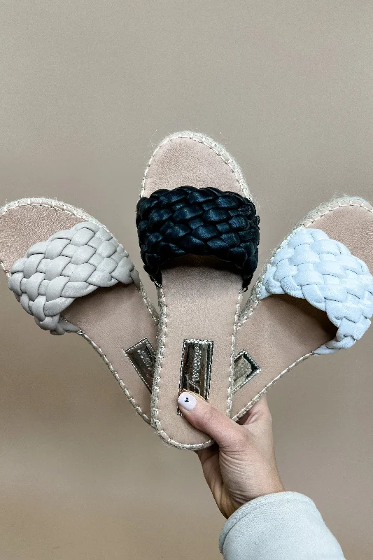 Versatile Items Sailing The Seas- {Black, Taupe & White} Braided Espadrille Sandals Versatile Items Sailing The Seas- {Black, Taupe & White} Braided Espadrille Sandals
