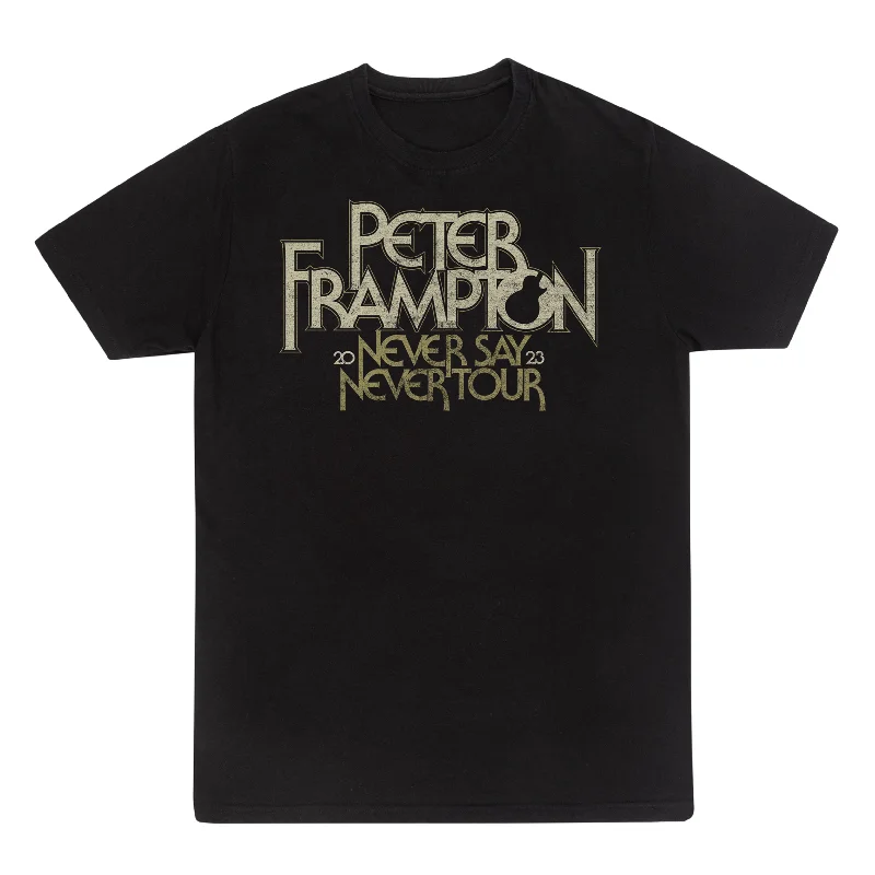 Elegant Comfort Never Say Never 2023 Tour Shirt - Black