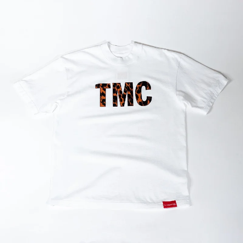 Lounge Wear TMC T-shirt - White/Leopard