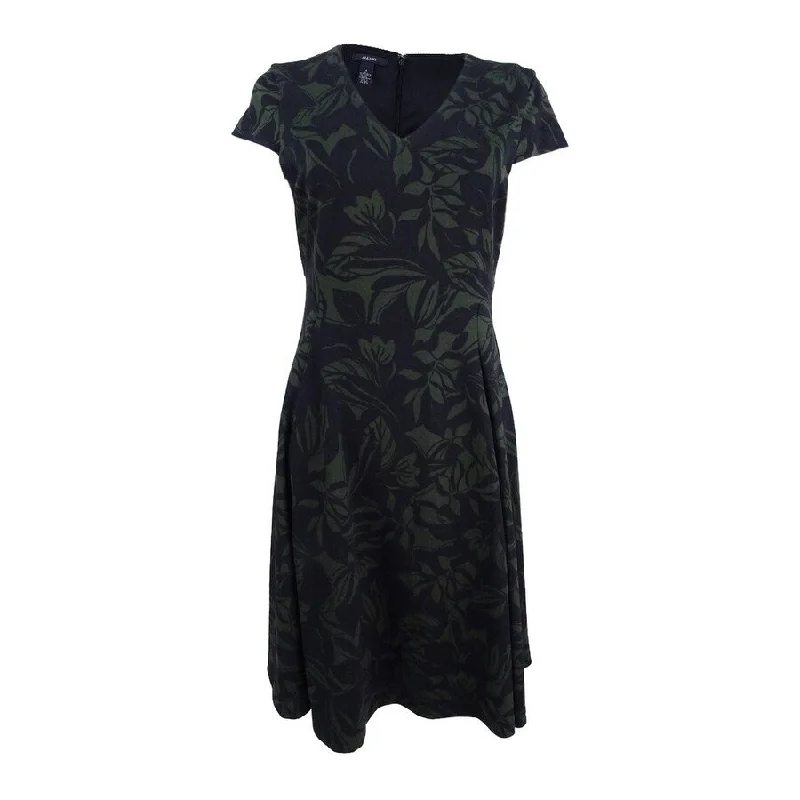 Casual And Versatile Alfani Women's Printed Fit & Flare Dress