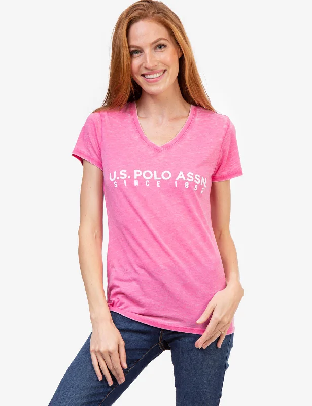 Comfortable And Casual U.S. POLO ASSN. BURNOUT T-SHIRT