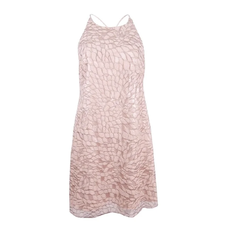 End Of The Year Vince Camuto Women's Crisscross-Back Sequined Slip Dress