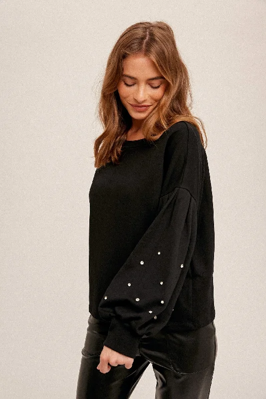 Clara Rhinestone Sweatshirt