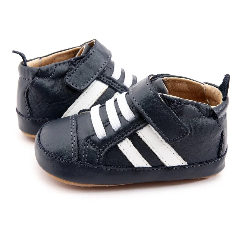 Soft Textures Navy High Roller Sneakers
