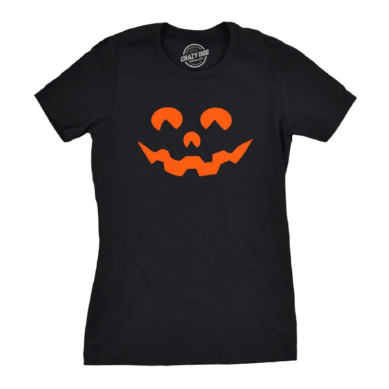 Fashionable Items Cartoon Eyes Pumpkin Face Women's T Shirt