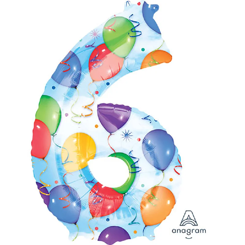 Relaxed Dresses 34 inch NUMBER 6 - ANAGRAM - BALLOONS & STREAMERS
