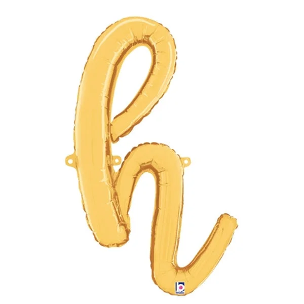 Simple Comfort 24 inch SCRIPT LETTER H GOLD (AIR-FILL ONLY)