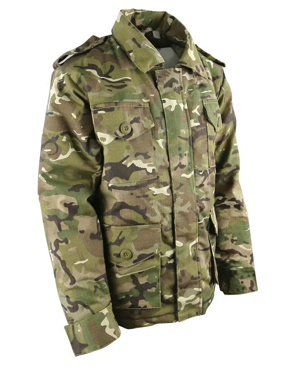 Warm And Comfortable Kids Camo Safari Jacket