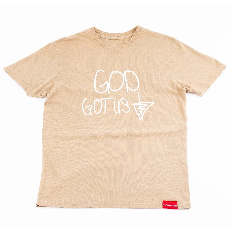 Personal Charm GOD Got Us T-shirt - Sand/White