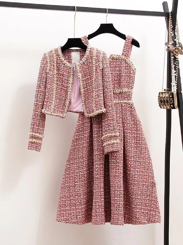 Bright Colors DANETE Dress & Jacket Set