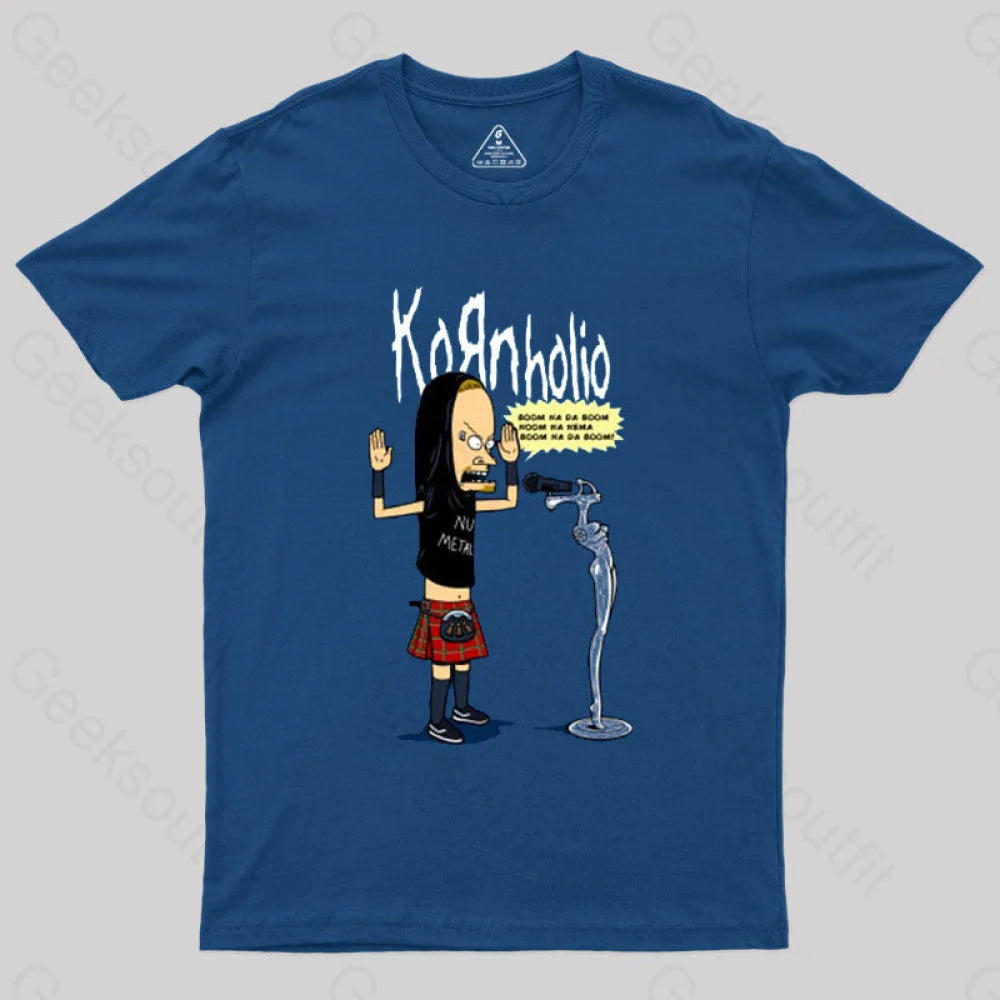Street Fashion Nu Metal Rock Band Cartoon Parody T-Shirt