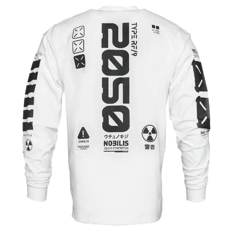 Versatile Outfits Y-2050 White Long Sleeve T
