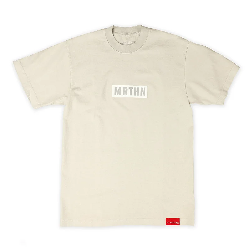 Comfortable Wear MRTHN T-shirt - Heather Grey/White