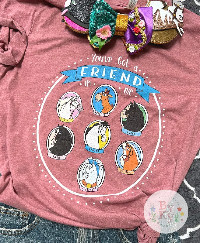 Youthful Street Fashion Horse You've Got a Friend Unisex Tee