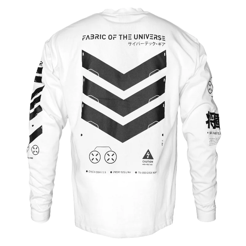 Light Fit V3-3 White Long Sleeve T