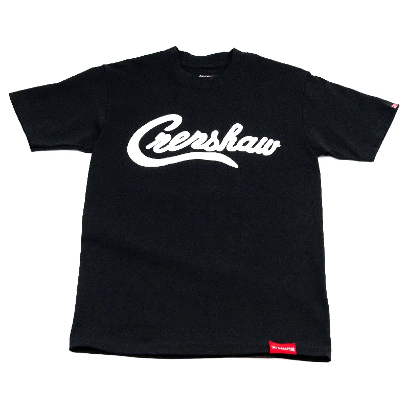 Unique Design Limited Edition Crenshaw T-Shirt - Black/White
