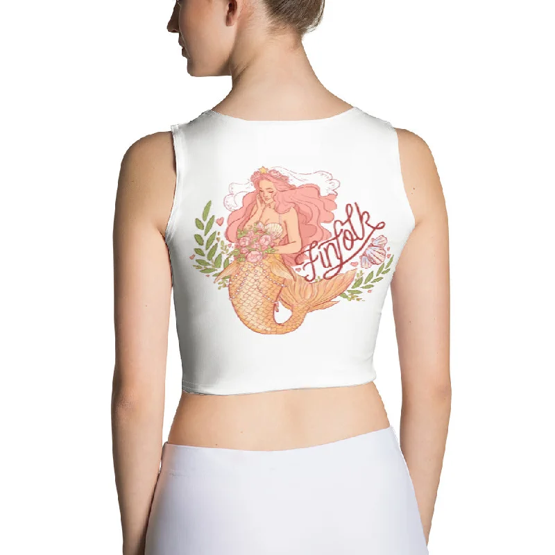 Everyday Comfort Mermaid Bride Crop Tank